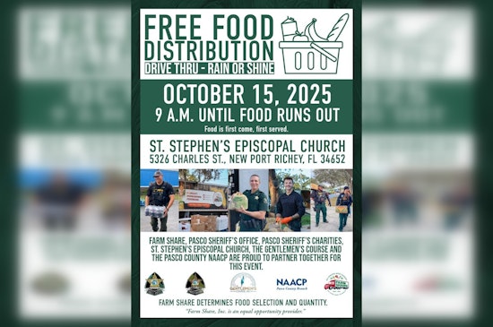 Pasco Sheriff's Office Joins Forces with Local Charities for Free Food Distribution Event at St. Stephen's Episcopal Church