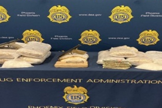Phoenix Authorities Arrest Mexican National with Over 90 Pounds of Methamphetamine and Firearms