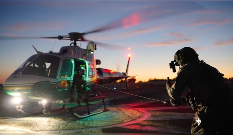Placer County Sheriff's "Falcon 30" Helicopter Team Hones Night Rescue Skills for Community Safety