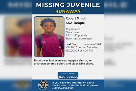 Plantation Police Ramp Up Search for Missing 15-Year-Old Boy, Community Urged to Report Sightings