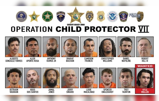 Polk County Sting Nabs 246 Suspects, Human Traffickers Busted, Child Predators Charged