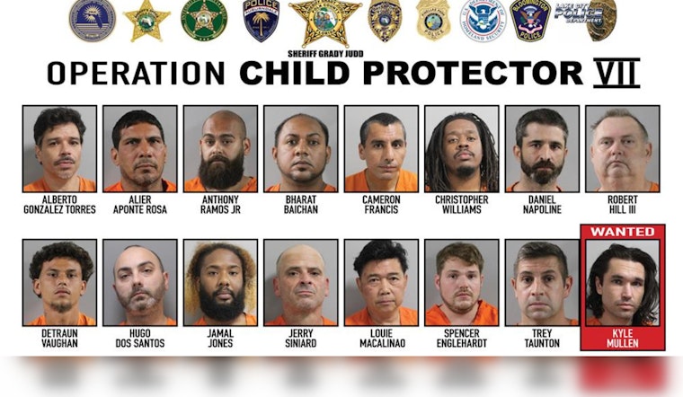Polk County Sting Nabs 246 Suspects, Human Traffickers Busted, Child Predators Charged