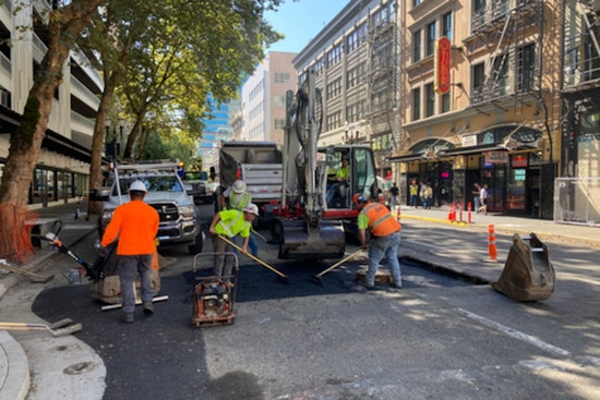 Portland Drivers Alert, Weekend Closures on SW Fourth Avenue for Paving Work