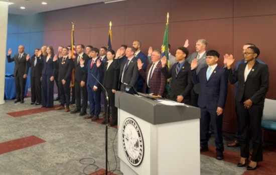 Portland Police Bureau Swears In Record Number of New Officers, Eclipsing Two-Decade High