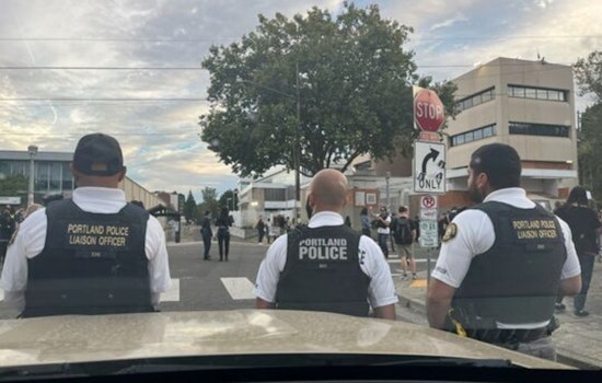 Portland Police Safely Manage Downtown March and Quell Tensions Outside ICE Building, Two Arrests Made