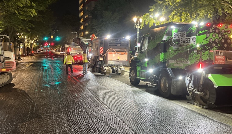 Portland Streets Get a Facelift, Overnight SW Fourth Avenue Work Begins, Alternate Routes Advised