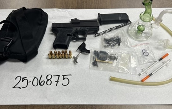 Prohibited Felon Arrested with Ghost Gun and Drugs in Half Moon Bay Traffic Stop