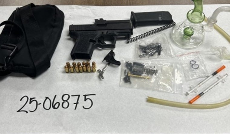 Prohibited Felon Arrested with Ghost Gun and Drugs in Half Moon Bay Traffic Stop