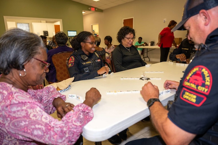 Raleigh Police and Firefighters Swap Badges for Cards in Community Engagement Effort