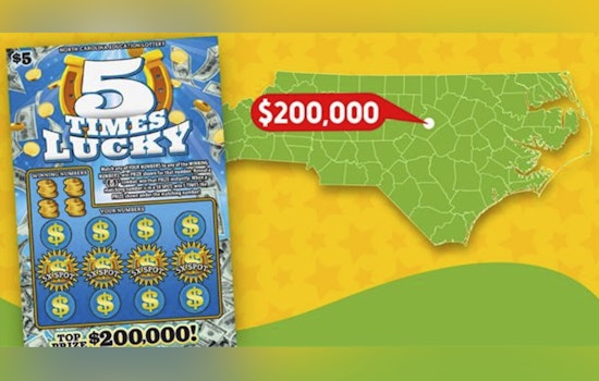 Raleigh Resident Strikes Gold with $200K Win from $5 Scratch-Off