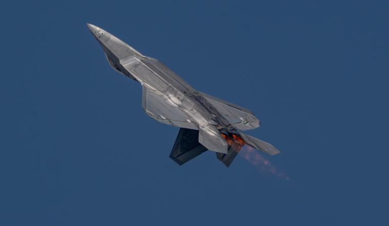 Rare Sight: F-22 Raptor Spotted by White Settlement Police During Flyover Exercise