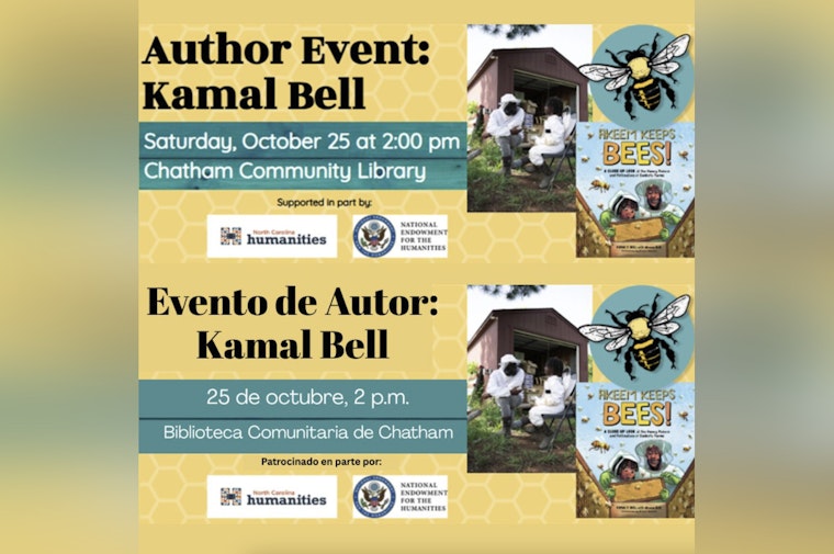 Renowned Author Kamal Bell to Share Bee Conservation Insights at Chatham Community Library Event in Pittsboro