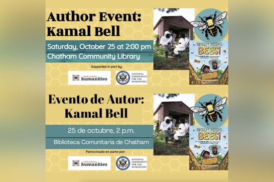 Renowned Author Kamal Bell to Share Bee Conservation Insights at Chatham Community Library Event in Pittsboro