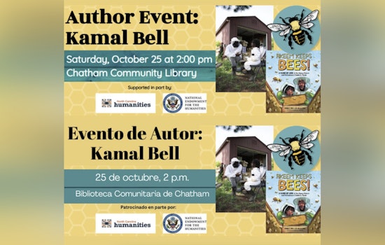 Renowned Author Kamal Bell to Share Bee Conservation Insights at Chatham Community Library Event in Pittsboro