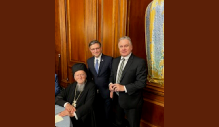 Rep. Chris Smith Meets Ecumenical Patriarch Bartholomew in Washington D.C., Praises Leadership and Dedication to Christian Values