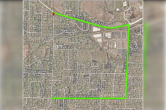 Road Closure on Tonkawood Road in Minnetonka Starting Thursday Due to Gas Main Work