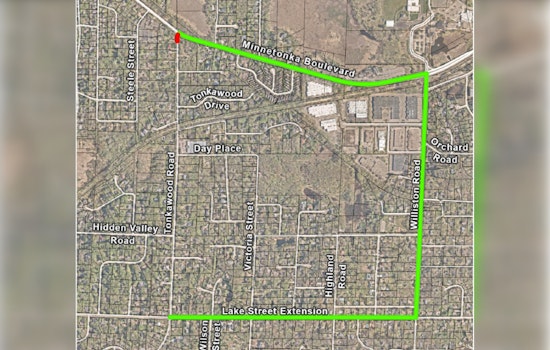 Road Closure on Tonkawood Road in Minnetonka Starting Thursday Due to Gas Main Work