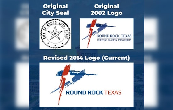Round Rock Brush Stroke Star Logo Highlights City Growth and Economic Goals