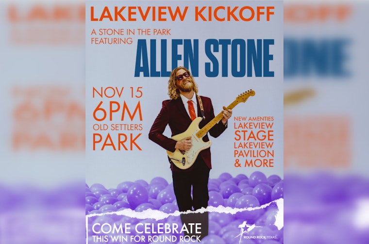 Round Rock to Unveil New Event Space at Old Settlers Park with Allen Stone Concert and Fireworks
