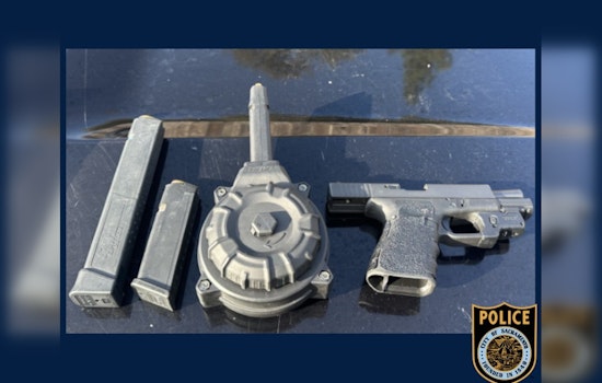 Sacramento Police Arrest 20-Year-Old Anthony Aguirre, Confiscate Stolen Firearm and Magazines