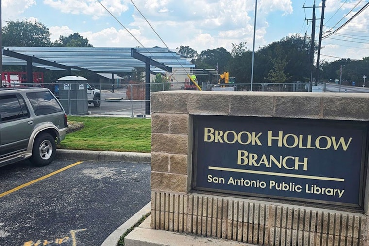 San Antonio's Brook Hollow Library to Close for a Day Amid Transition to Solar Power