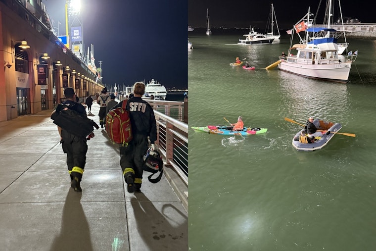 San Francisco Kayakers and 'Ghostbusters' Boat Heroes in Impromptu McCovey Cove Rescue
