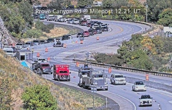 Semi Truck Carrying Sheep Overturns in Provo Canyon Causing Fatalities and Traffic Delays