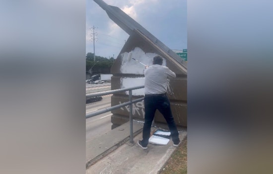 Senator Ted Cruz Takes Action to Erase Vandalized Tribute to Late Conservative Activist Charlie Kirk in Houston