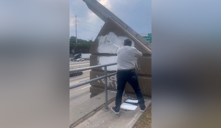 Senator Ted Cruz Takes Action to Erase Vandalized Tribute to Late Conservative Activist Charlie Kirk in Houston