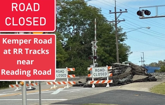 Sharonville Announces Further Delays in Kemper Road Reopening Amid Construction Setbacks
