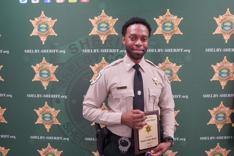 Shelby County Deputy James Richey Honored as Deputy of the Month for Exceptional Community Service