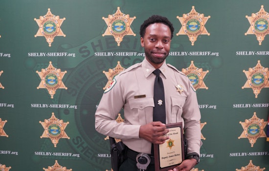 Shelby County Deputy James Richey Honored as Deputy of the Month for Exceptional Community Service