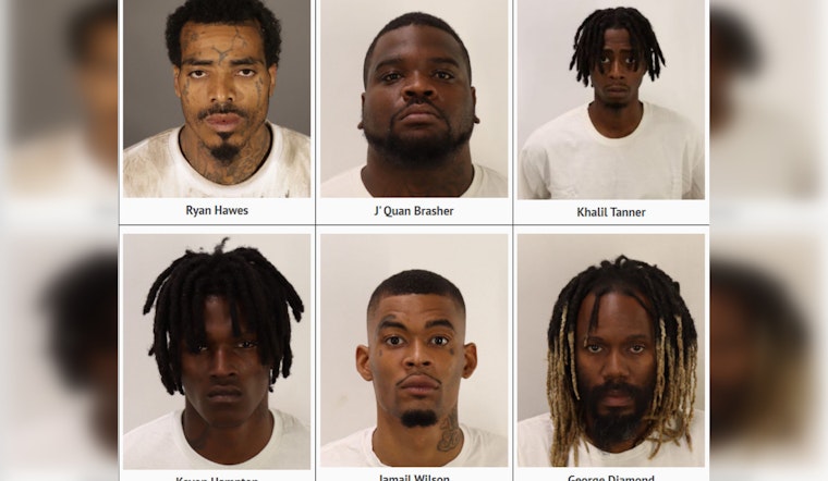 Six Men Arrested in Multi-County Jewelry Store Smash-and-Grab Spree in Southern California