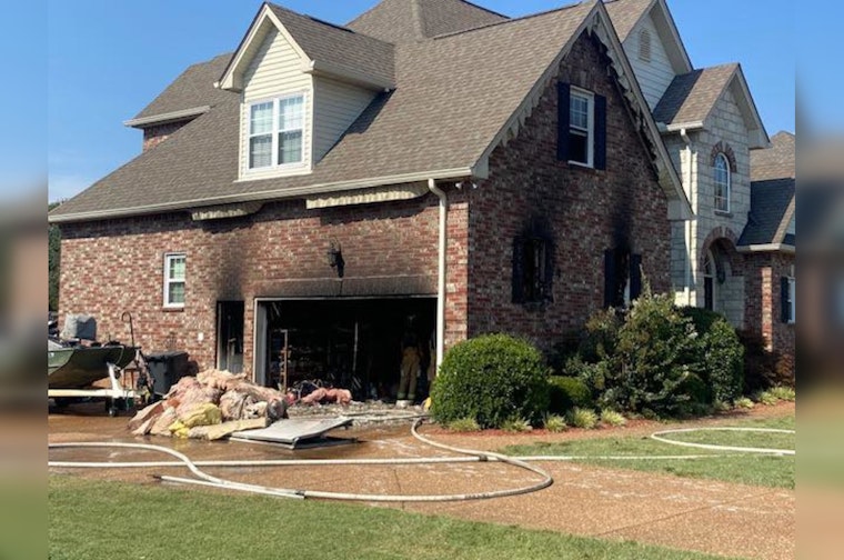 Smyrna Fire Crew's Swift Action Saves Home from Engulfment by Garage Fire, No Injuries Reported