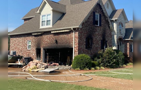 Smyrna Fire Crew's Swift Action Saves Home from Engulfment by Garage Fire, No Injuries Reported