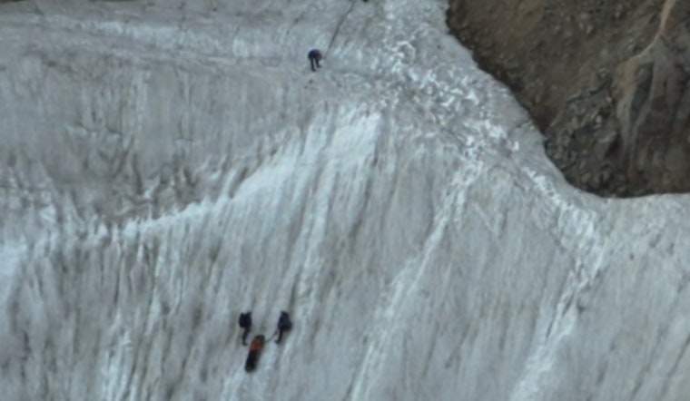 Snowboarder Rescued from Skyscraper Glacier After Dangerous Fall Near Rollins Pass