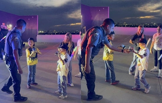 Socorro Police Department Joins Gold Out El Paso for Heroes in Gold Parade Honoring Children Fighting Cancer