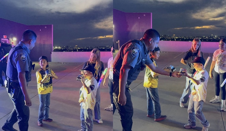 Socorro Police Department Joins Gold Out El Paso for Heroes in Gold Parade Honoring Children Fighting Cancer