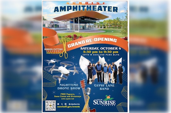 South Florida's Sunrise Amphitheater Celebrates Grand Re-Opening With Free Community Event