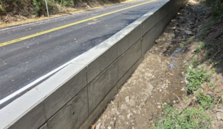 Spring Garden Road in Reserve Reopens After $409K Reconstruction, Restoring PRT Bus Service