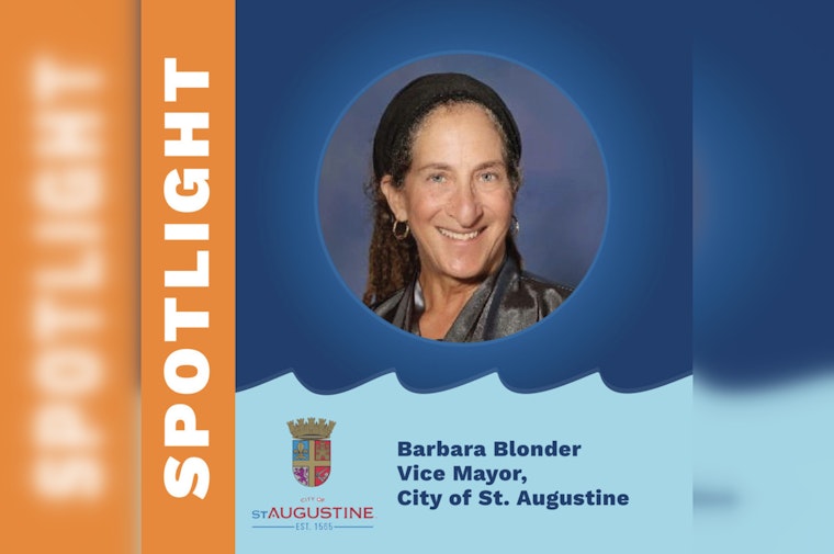 St. Augustine Vice Mayor Barbara Blonder Celebrated for Contributions to Environmental Science and Education