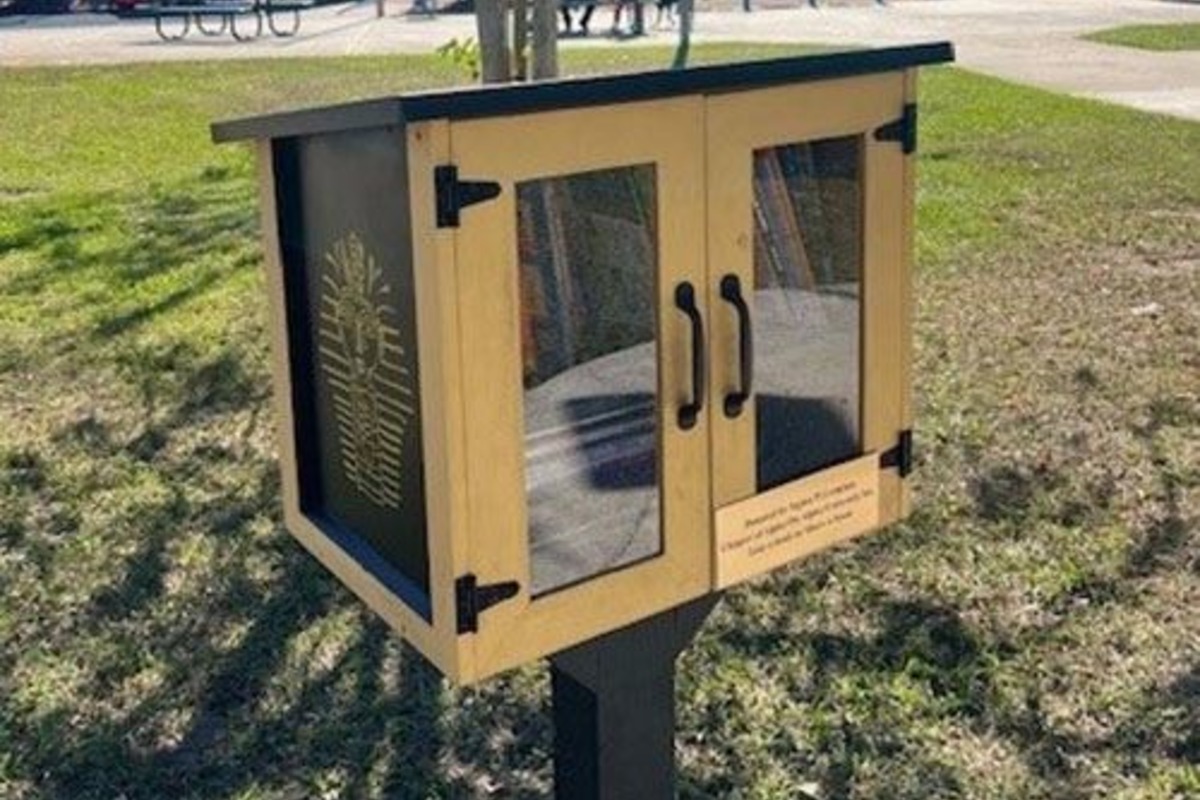St. Augustine Welcomes New Little Library at Project S.W.I.N.G. with