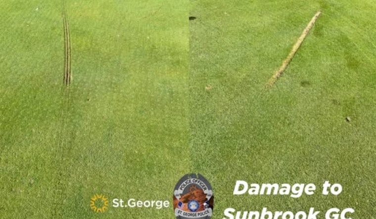 St. George Police Seek Community Help as Vandalism Strikes Sunbrook Golf Course and Beyond