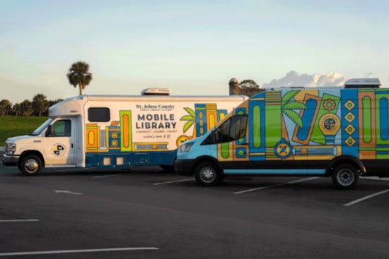 St. Johns County Public Library System Unveils Eye-Catching Bookmobiles to Boost Community Engagement