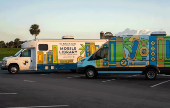St. Johns County Public Library System Unveils Eye-Catching Bookmobiles to Boost Community Engagement