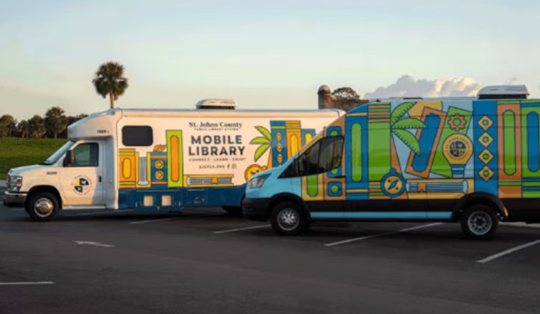 St. Johns County Public Library System Unveils Eye-Catching Bookmobiles to Boost Community Engagement
