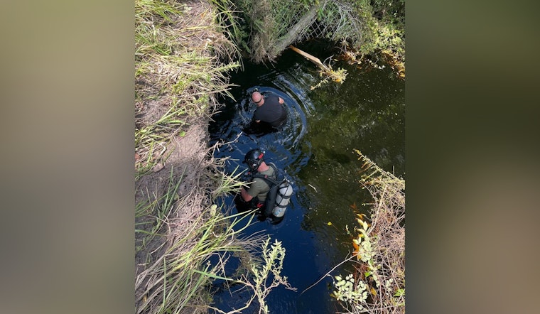 St. Johns County Sheriff's Dive Team Retrieves Trailer from Swamp after I-95 Mishap