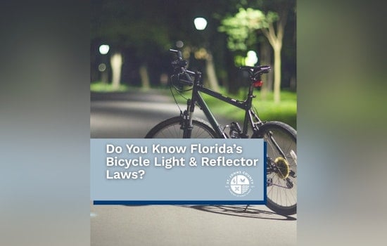 St. Johns County Urges Cyclists to Light Up for Safety as Night Falls
