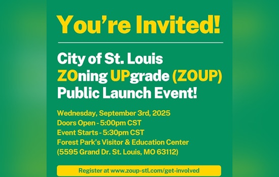 St. Louis Announces Comprehensive Zoning Code Overhaul, Invites Public to Launch Party at Forest Park