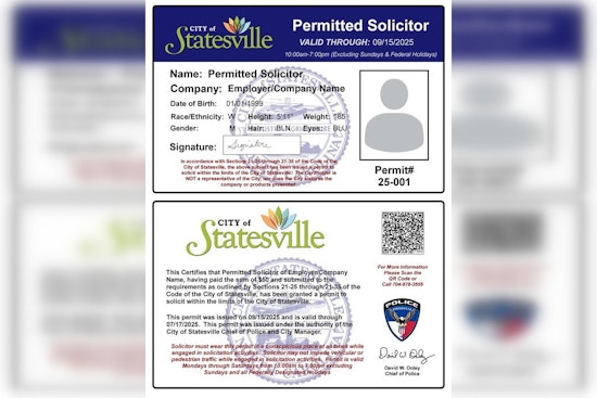 Statesville City Council Unanimously Tightens Doorstep Vending and Solicitation Regulations